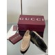 ✌️Gucci✌️Hot-up Gucci✌️New 2025 Early Autumn GUCCi high-end boutique single shoes 340 Gucci [Paint Leather G G Crystal] mesh diamond luxury crystal loafers top purchasing quality!The original version is replicated 1:1, and every detail has been carefully 