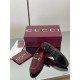 ✌️Gucci✌️Hot-up version is on the market...✌️✌️2025 early autumn new GUCCi high-end boutique single shoes 340 Gucci [Paint Leather G G Crystal] mesh diamond luxury crystal loafers top purchasing quality!The original version is replicated 1:1, and every de