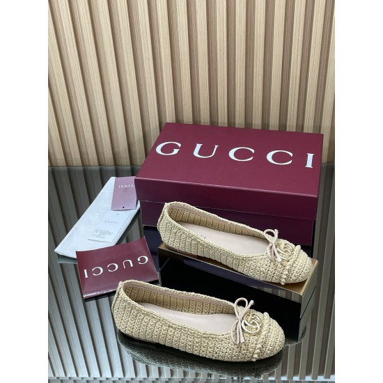 ✌️Gucci✌️Hot-end products are on the market...GuCC high-end quality 2025 overseas early autumn series new flat heel double G crochet wool mesh ballet shoes 355 bow small double G buckle new small round toe shoes classic exquisite elegant playful fashionab ✌️Gucci✌️Hot-end products are on the market...GuCC high-end quality 2025 overseas early autumn series new flat heel double G crochet wool mesh ballet shoes 355 bow small double G buckle new small round toe shoes classic exquisite elegant playful fashionab