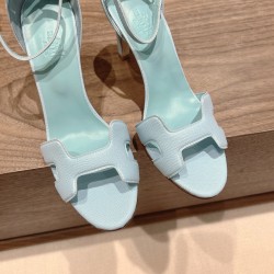 Palmprint. Heel height 9cm Hermes top version. High-heeled sandals P350Herme* Early Spring Counter New High-heeled Sandal Series ✔️Upper: Epson leather suede Palmprint ✔️Inner: Imported mixed-bred sheepskin ✔️Heel height: 9cm ✔️Outs: Original Italian leat