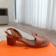 Hermes top-grade, medium-heeled, pig nose sandals Hermes... a Eclair 2025 new color + hot series style is super positive, with a certain thickness to increase the height and make your legs look longer!A single item that is breathable and comfortable in th Hermes top-grade, medium-heeled, pig nose sandals Hermes... a Eclair 2025 new color + hot series style is super positive, with a certain thickness to increase the height and make your legs look longer!A single item that is breathable and comfortable in th