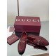 ✌️Gucci✌️Hot-up version is on the market...✌️✌️2025 early autumn new GUCCi high-end boutique single shoes 340 Gucci [Paint Leather G G Crystal] mesh diamond luxury crystal loafers top purchasing quality!The original version is replicated 1:1, and every de