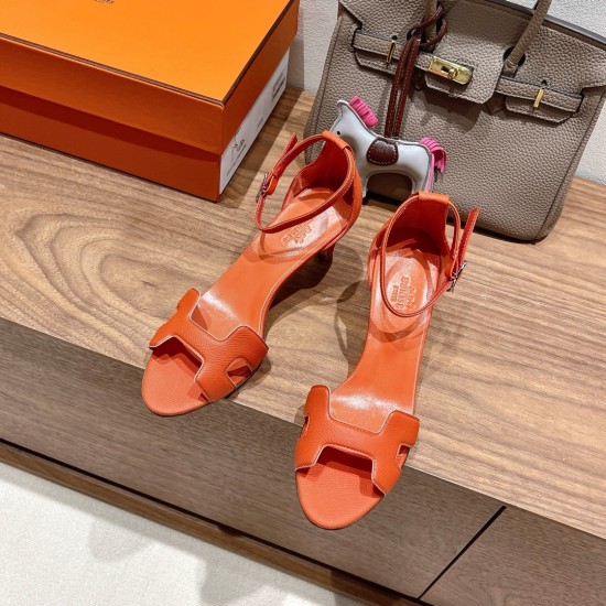 Palmprint. Heel height 7cm Hermes top version. High-heeled sandals 350Herme*2022 early spring counter new high-heeled sandal series ✔️Upper: Epson leather suede palm print ✔️Inner: Imported mixed-bred sheepskin ✔️Heel height: 7cm 9cm 10.5cm ✔️outsole: Ori Palmprint. Heel height 7cm Hermes top version. High-heeled sandals 350Herme*2022 early spring counter new high-heeled sandal series ✔️Upper: Epson leather suede palm print ✔️Inner: Imported mixed-bred sheepskin ✔️Heel height: 7cm 9cm 10.5cm ✔️outsole: Ori