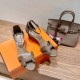 Palmprint. Heel height 7cm Hermes top version. High-heeled sandals 350Herm early spring counter new high-heeled sandal series ✔️Upper: Epson leather suede palm print ✔️Inner: Imported mixed-bred sheepskin ✔️Heel height: 7cm 9cm 10.5cm ✔️outsole: Original Palmprint. Heel height 7cm Hermes top version. High-heeled sandals 350Herm early spring counter new high-heeled sandal series ✔️Upper: Epson leather suede palm print ✔️Inner: Imported mixed-bred sheepskin ✔️Heel height: 7cm 9cm 10.5cm ✔️outsole: Original