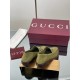 ✌️Gucci✌️Hot-up version is on the market [Women's] 2025 early autumn latest GUCCI horse buckle heel 2 wear single shoes deer leather frosted leather loafer casual driving shoes 360 fabric: imported suede mercerated beef reverse velvet delicate retro feel,
