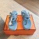Hermes... a Eclair slippers 2024 new product + hot series of shoes with light soles, with a certain thickness that increases the height and makes your legs look longer!Body, breathable and comfortable cowhide fabric!A single item that combines color combi Hermes... a Eclair slippers 2024 new product + hot series of shoes with light soles, with a certain thickness that increases the height and makes your legs look longer!Body, breathable and comfortable cowhide fabric!A single item that combines color combi