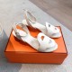 Hermes top-grade, medium-heeled, pig nose sandals Hermes... a Eclair 2025 new color + hot series style is super positive, with a certain thickness to increase the height and make your legs look longer!A single item that is breathable and comfortable in th Hermes top-grade, medium-heeled, pig nose sandals Hermes... a Eclair 2025 new color + hot series style is super positive, with a certain thickness to increase the height and make your legs look longer!A single item that is breathable and comfortable in th