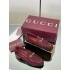 ✌️Gucci✌️Hot-up version is on the market...✌️✌️2025 early autumn new GUCCi high-end boutique single shoes 340 Gucci [Paint Leather G G Crystal] mesh diamond luxury crystal loafers top purchasing quality!The original version is replicated 1:1, and every de