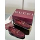 ✌️Gucci✌️Hot-up version is on the market...✌️✌️2025 early autumn new GUCCi high-end boutique single shoes 340 Gucci [Paint Leather G G Crystal] mesh diamond luxury crystal loafers top purchasing quality!The original version is replicated 1:1, and every de