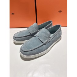 Hermes ❤️Couple model ❤️Loafers are on the market 290♥2025 HERMES Hermes latest hit, developed simultaneously on the official website, original quality code number Women's code 36/46