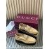 ✌️Gucci✌️Hot-up version is on the market [Women's] 2025 early autumn latest GUCCI horse buckle heel 2 wear single shoes deer leather frosted leather loafer casual driving shoes 360 fabric: imported suede mercerated beef reverse velvet delicate retro feel,