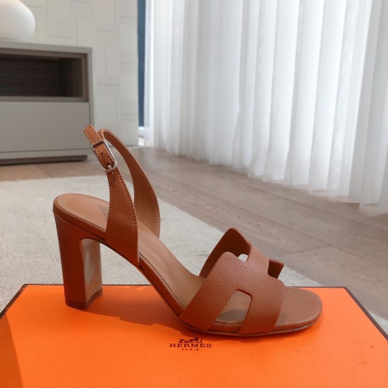 Hermes top-grade, high-heeled, thick-heeled sandals Hermes... a Eclair 2025 new color + hot series style is super positive, with a certain thickness to increase the height and make your legs look longer!A single item that is breathable and comfortable in Hermes top-grade, high-heeled, thick-heeled sandals Hermes... a Eclair 2025 new color + hot series style is super positive, with a certain thickness to increase the height and make your legs look longer!A single item that is breathable and comfortable in