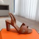 Hermes top-grade, high-heeled, thick-heeled sandals Hermes... a Eclair 2025 new color + hot series style is super positive, with a certain thickness to increase the height and make your legs look longer!A single item that is breathable and comfortable in Hermes top-grade, high-heeled, thick-heeled sandals Hermes... a Eclair 2025 new color + hot series style is super positive, with a certain thickness to increase the height and make your legs look longer!A single item that is breathable and comfortable in